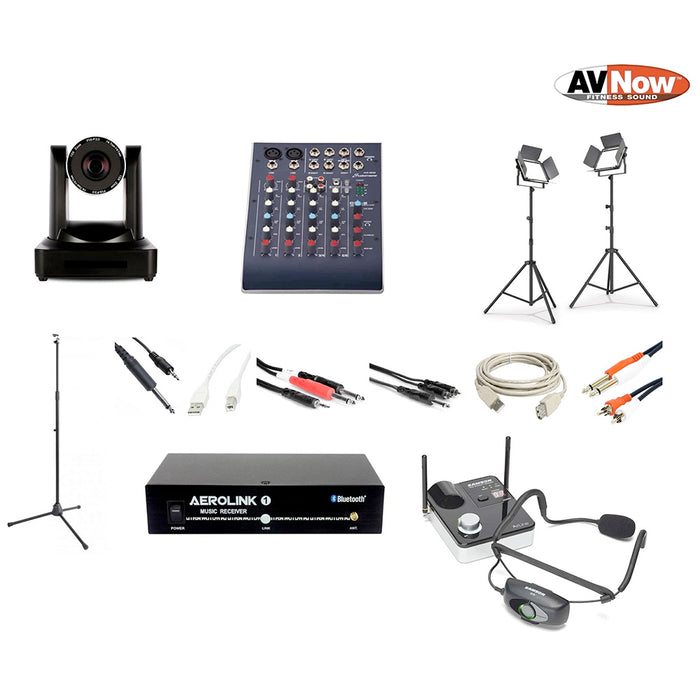 Complete Streaming Kit - Audio, Lighting, and Camera Solution