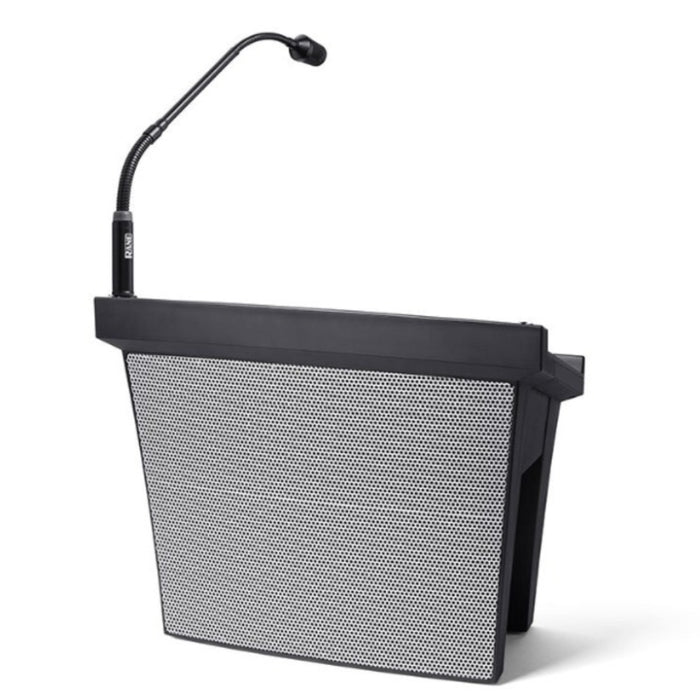 ALTO Portable Active Table Top Lectern (with gooseneck microphone and additional mic input)
