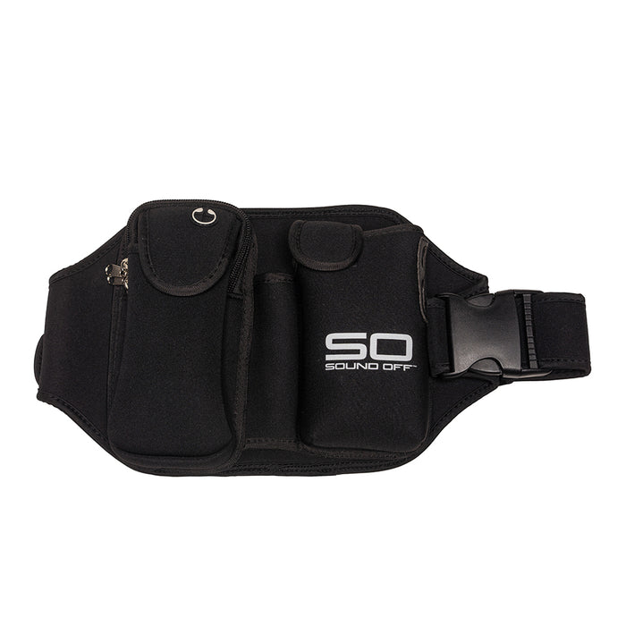 Silent disco belt microphone pouch fanny pack