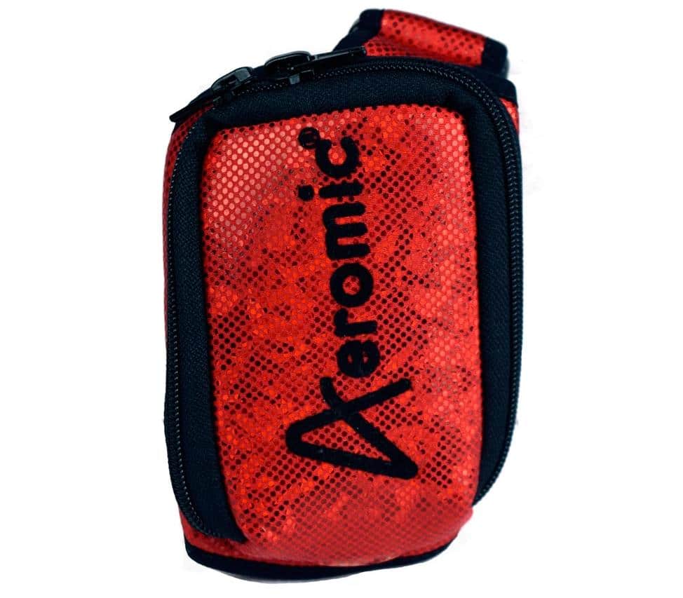 Aeromic Aeromic Fitness Sparkle Zipster (Zipper Sealed) Mic Belt - Red