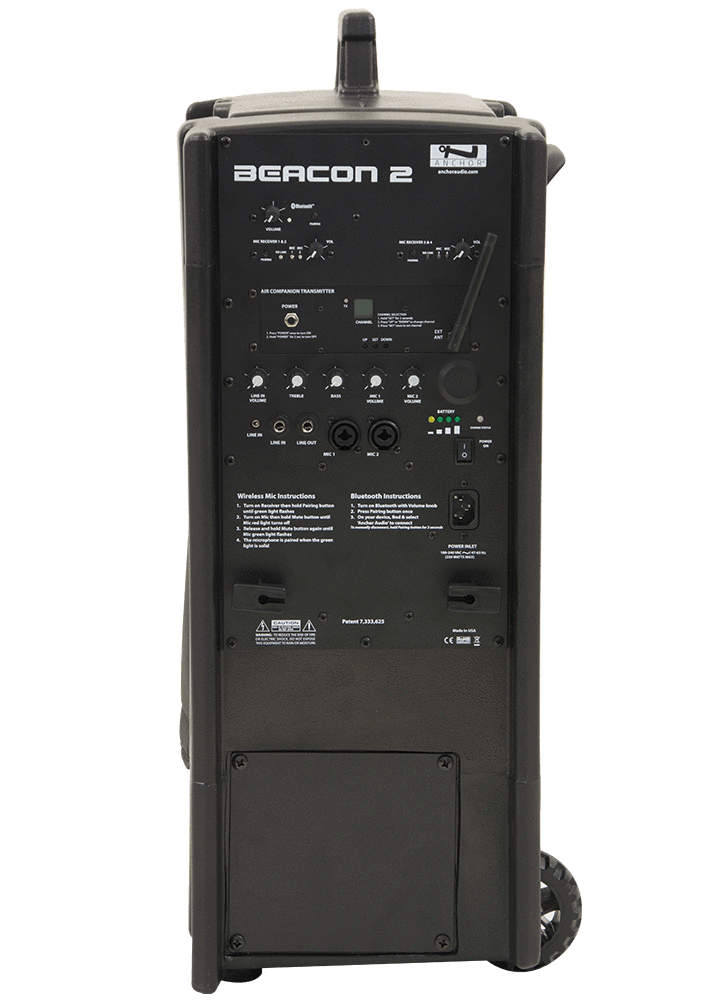 Anchor Audio Anchor Beacon 2 BEA-SINGLE Portable Sound System with Handheld Microphone