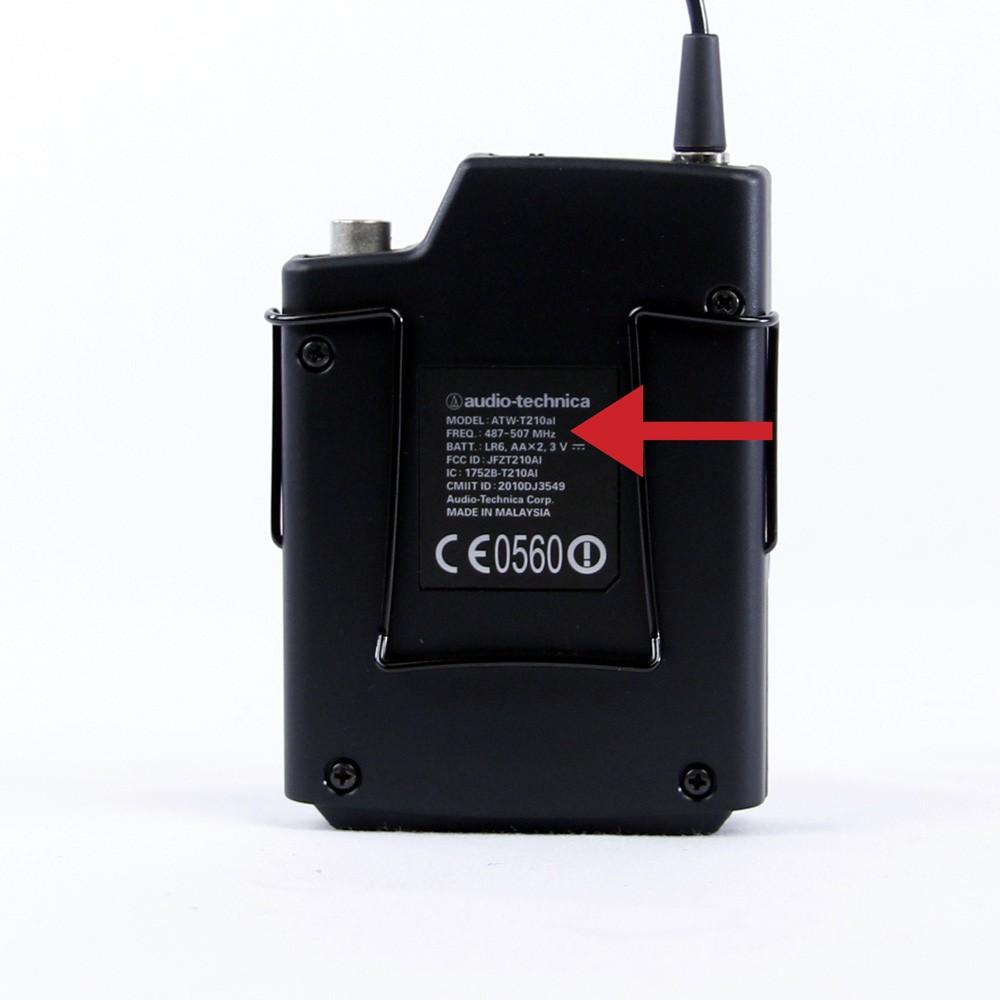 ATW-T210 Transmitter Pack Audio-Technica 2000 — AV Now Fitness Sound