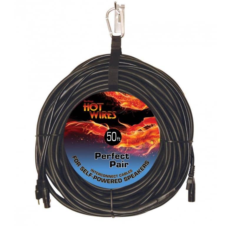 OnStage Siamese Cable Audio and Power - 50'