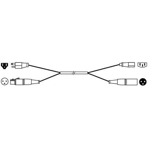 OnStage Siamese Cable Audio and Power - 50'
