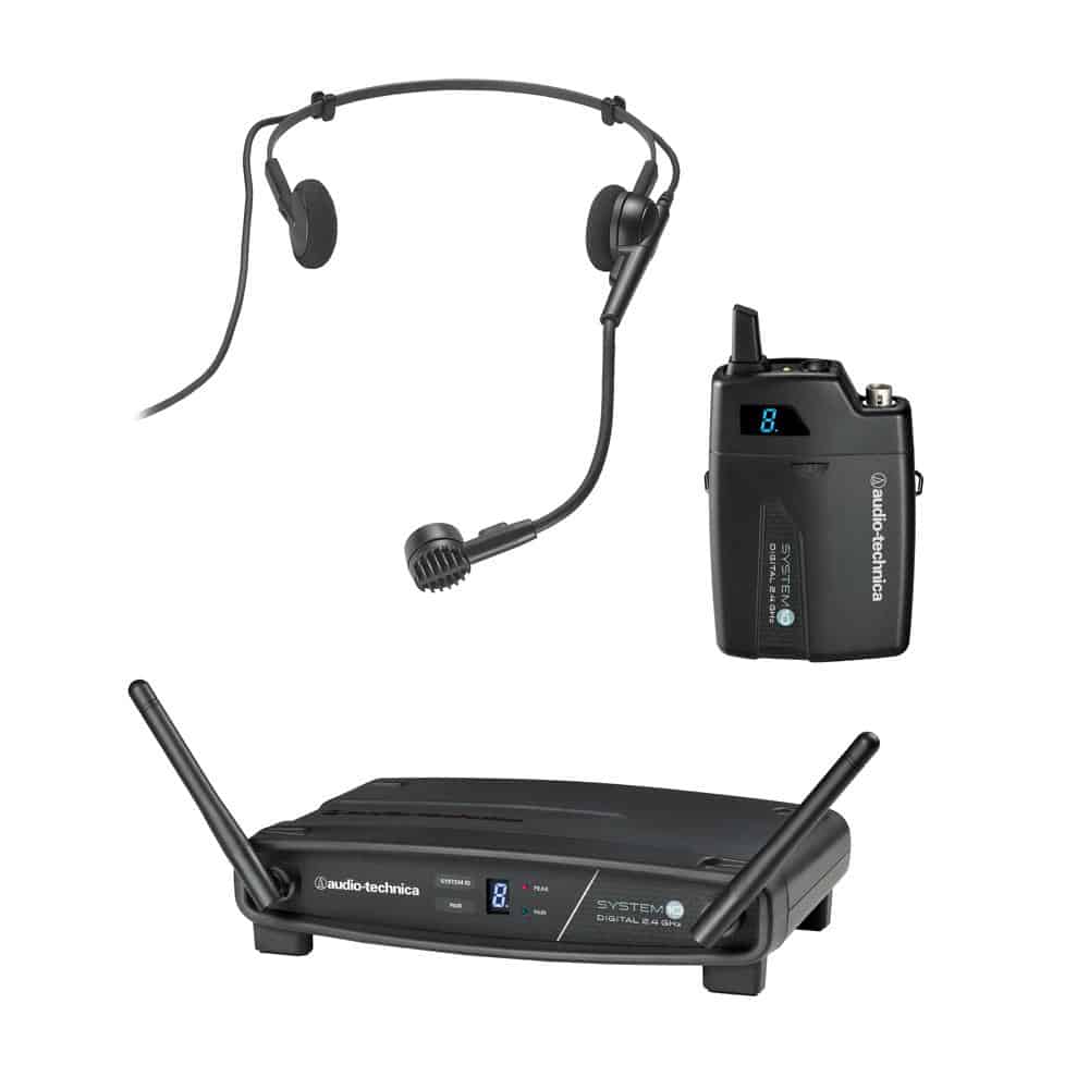 System 10 Pro Audio-Technica System 10 Wireless Microphone System with Pro-8 Mic — AV ...