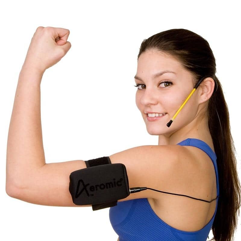 Aeromic Aeromic Arm Band Microphone Transmitter Pouch - Black