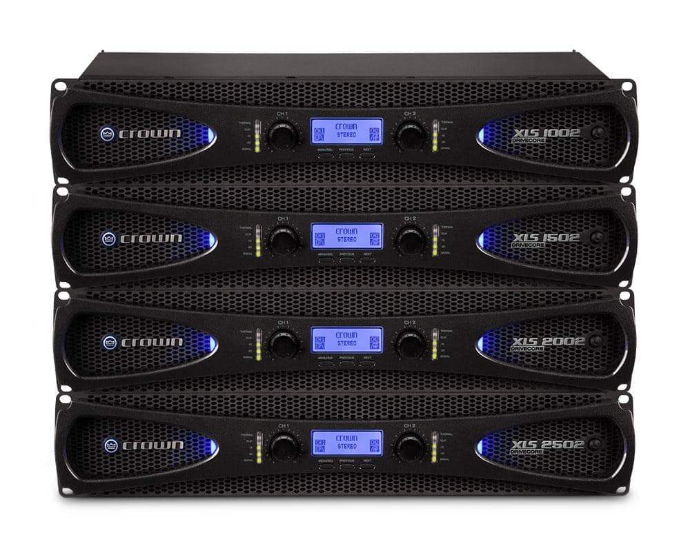 Crown XLS 2502 Power Amplifier — AV Now Fitness Sound
