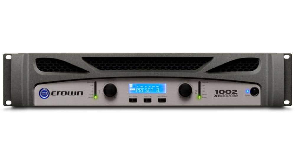 Crown Xti SERIES 1002 パワーアンプ Crown XTI1002 Power Amplifier for Group Exercise Sound Systems