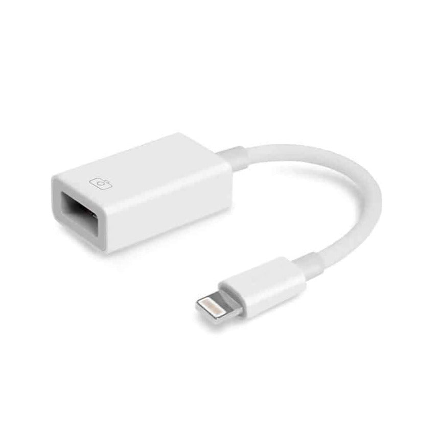 USB to Lightning - iPhone and iPad Adapter USB Female OTG Data Sync Cable
