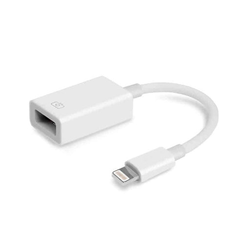 AV Now USB to Lightning - iPhone and iPad Adapter USB Female OTG Data Sync Cable