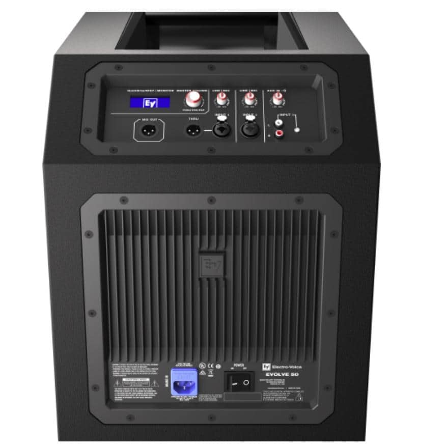 Electro-Voice Black Evolve 50 Column Powered Speaker with