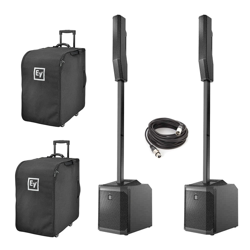 Electro-Voice Evolve 30M Portable Speaker Bundle - Black