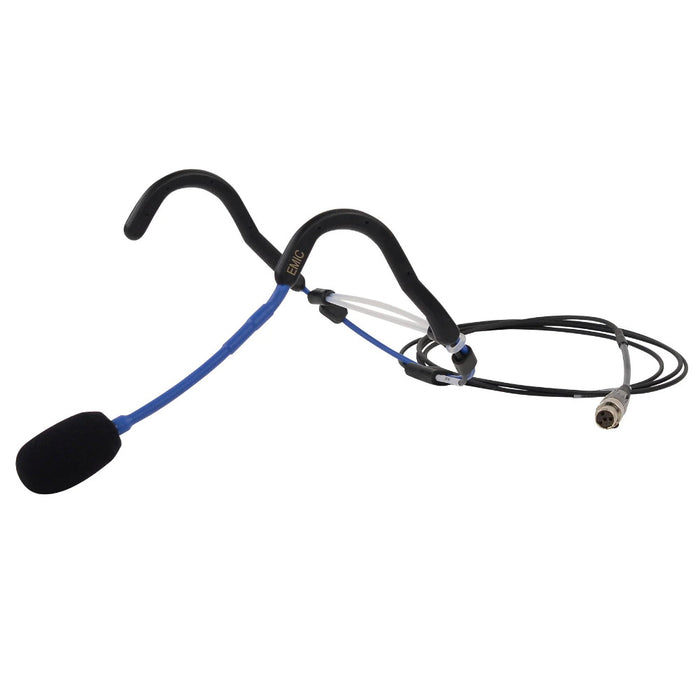Blue Emic Fitness Headset Microphone for Aerobics