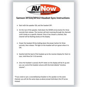 Samson Expedition XP312w Speaker 300 watts, Bluetooth, AH9/Qe Wireless Headset Mic