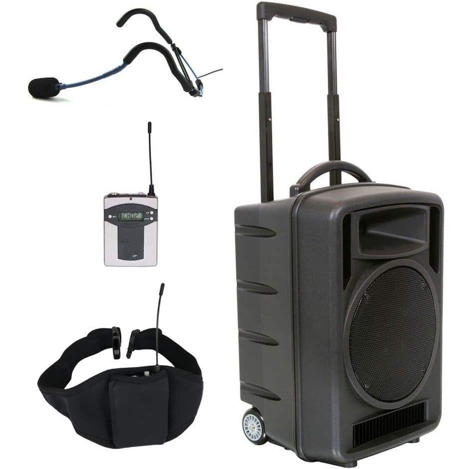 Portable Sound Instruments Portable PA Sound Systems Battery Powered Speakers for Fitness & Gyms ...