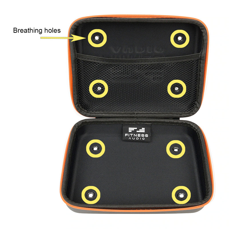 Fitness Audio Wireless Headset Microphone Zippered Case