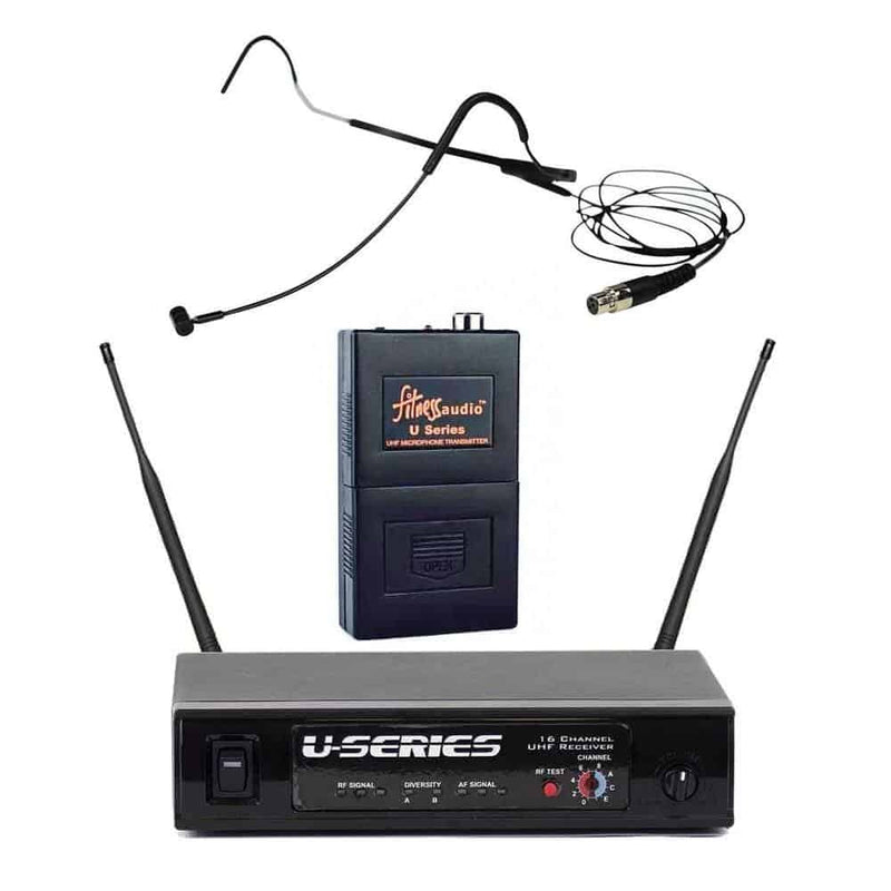 Fitness Audio Fitness Audio U-Series UHF Wireless Microphone System with FM41 Headset