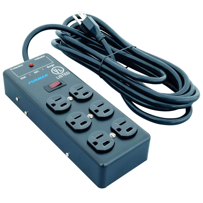 Furman Furman 15A AC Surge Strip 6 Outlet 15 Ft Cord