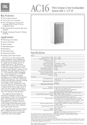 JBL JBL AC16-WH Speaker 320W