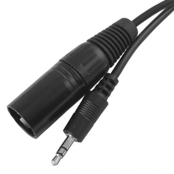 Hosa Male XLR to 3.5mm Stereo Plug (6 FT)