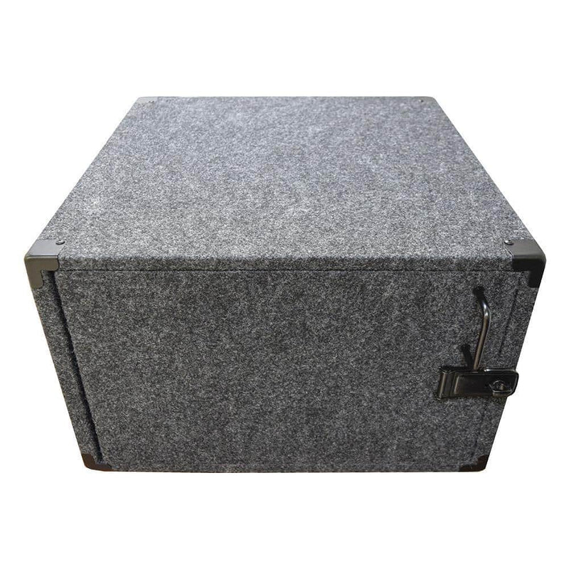 Odyssey 6 Space Rack in Gray with Padlock Door Handle