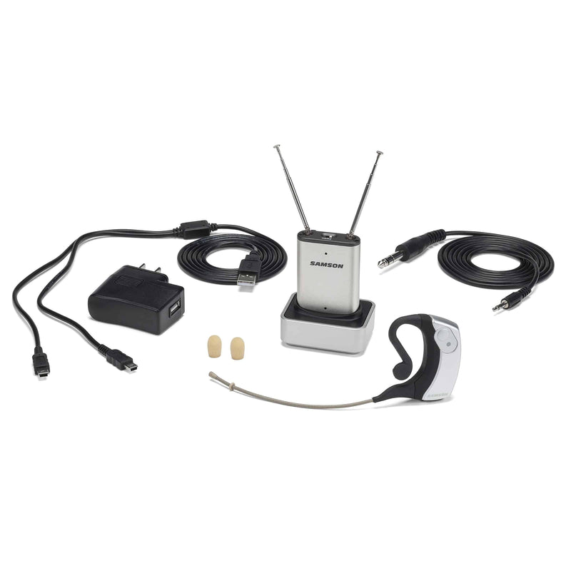 Samson Samson XP106W Portable Speaker with Bluetooth and Samson AirLine Micro Wireless Microphone System