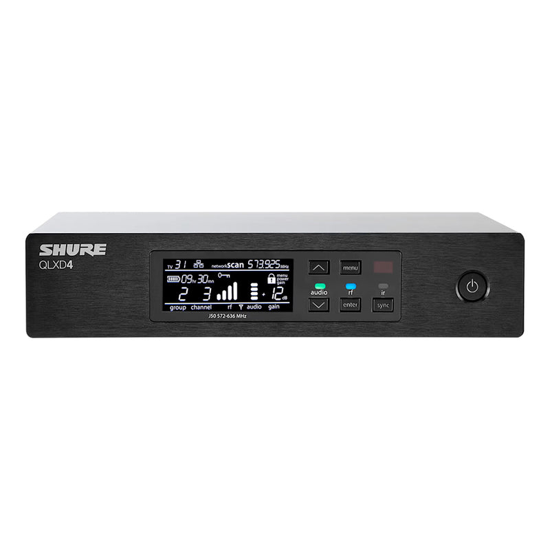 Shure QLXD4 Digital Wireless Receiver