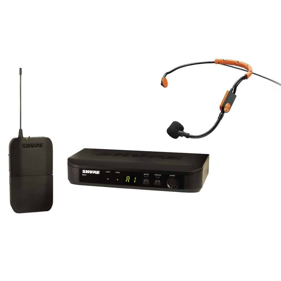 SHURE BLX ワイヤレスシステム 本体と付属品 Shure BLX Wireless Mic System with SM31FH Fitness Headset
