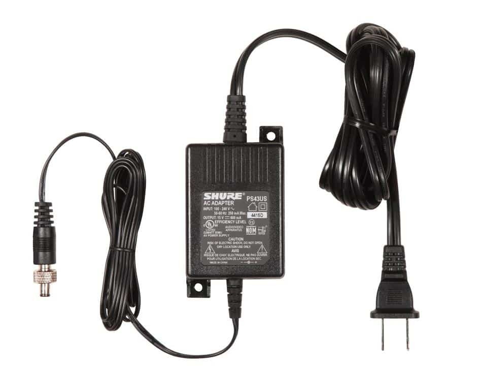 Shure PS43US Power Supply for GLX, ULX Audio Receivers — AV Now