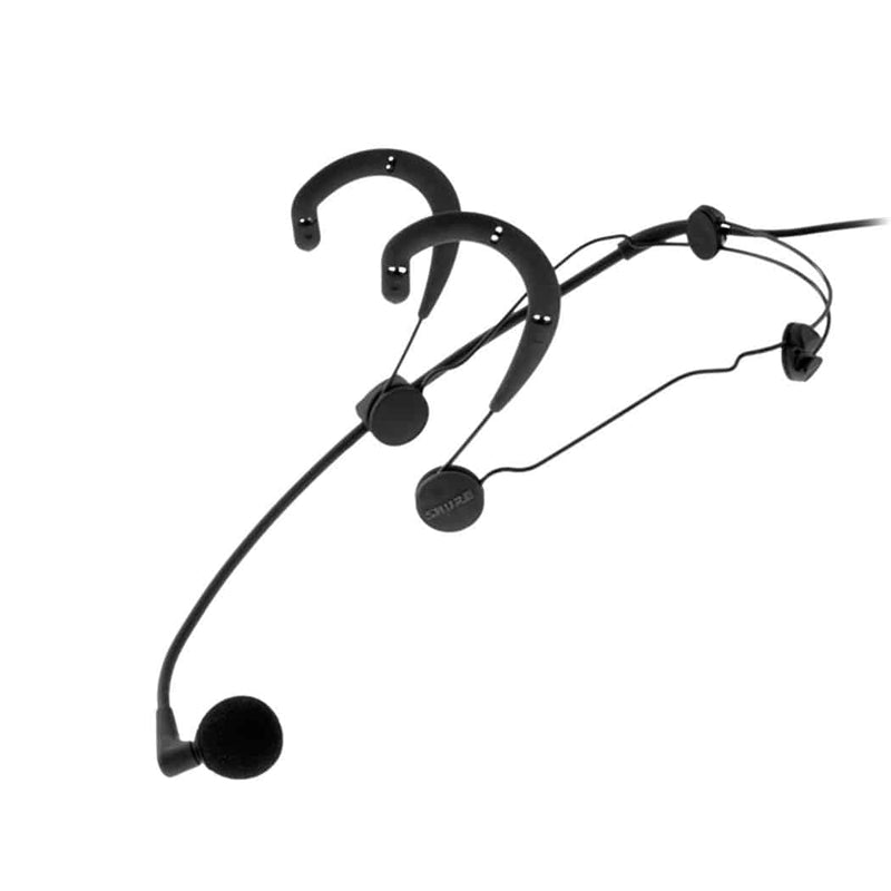 Black Shure Shure WBH54 Headworn Microphone with Case and TA4F Connector