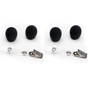 Shure RK318WS Windscreens with 2 Cable Clips - 4 Pack