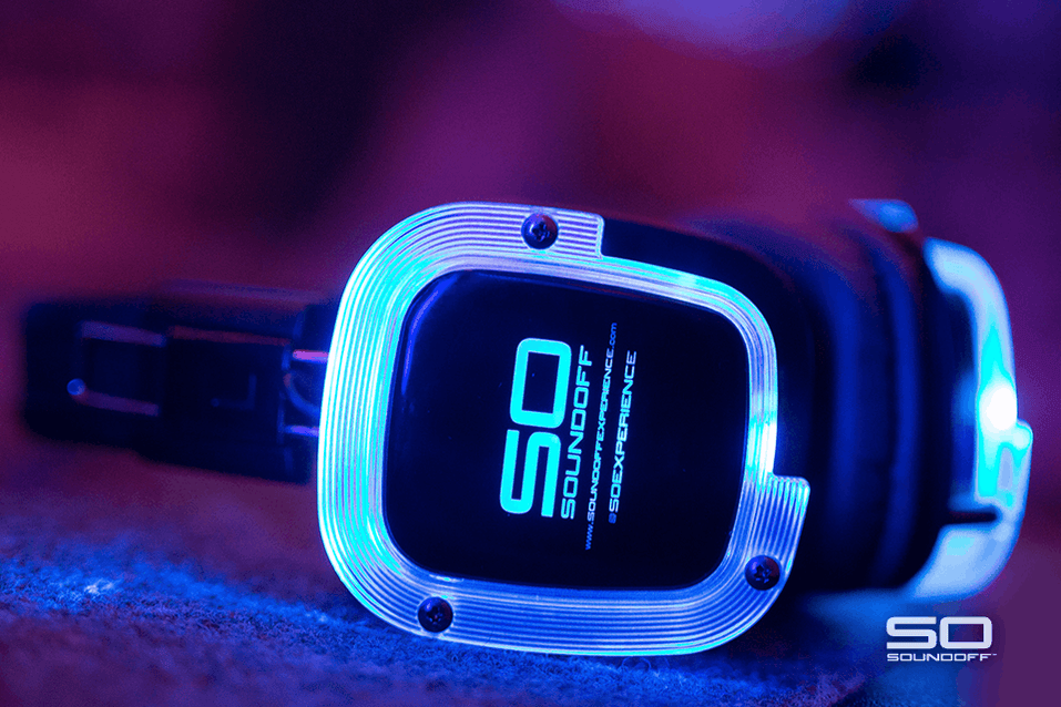 Sound Off Headphones for Silent Disco and Yoga Fitness Audio Headsets ...