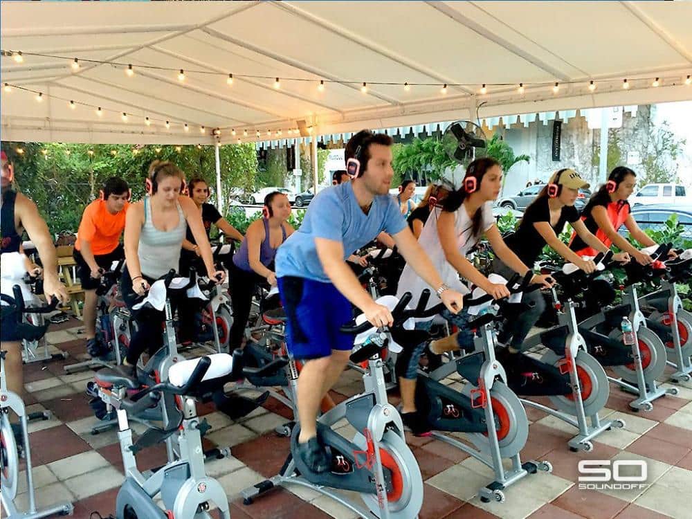 Sound Off Group Exercise Silent Disco System with Wireless Headphones ...