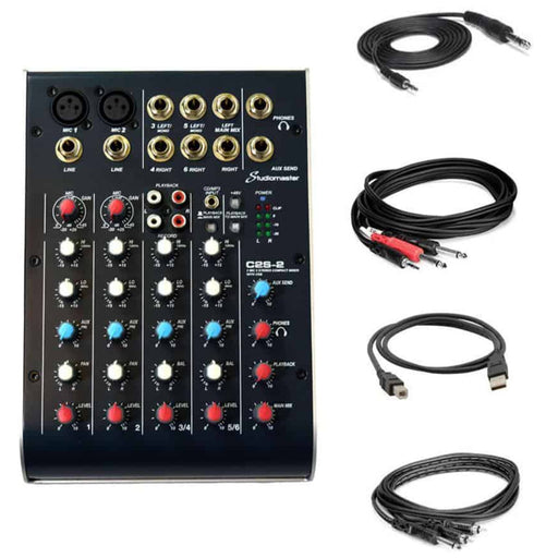 StudioMaster USB Mixer with Cable Connection Kit