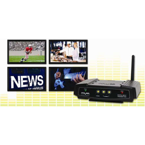MYE Club TV Systems WES 900MHz Broadcast System for Speakerless Cycling and TV Systems
