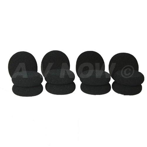Pro8HE Audio-Technica Windscreens & Temple Pads Black - 4 Pack